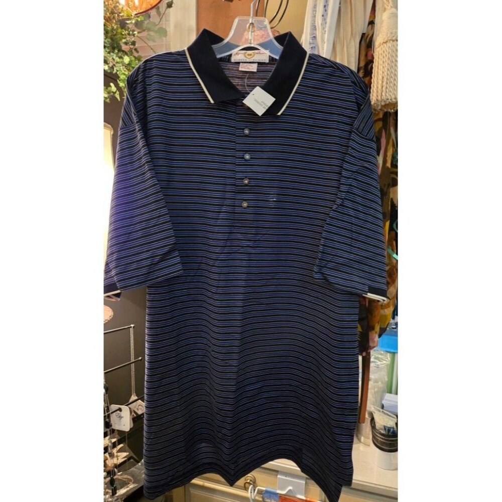 Men's XL .. New Bryan Nelson Eleven Straight Polo